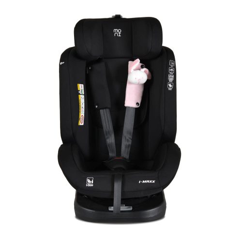 Moni I-maxx autós ülés, isofix, forgatható, 2 plüss+párna 40-150cm pink