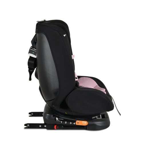 Moni I-maxx autós ülés, isofix, forgatható, 2 plüss+párna 40-150cm pink