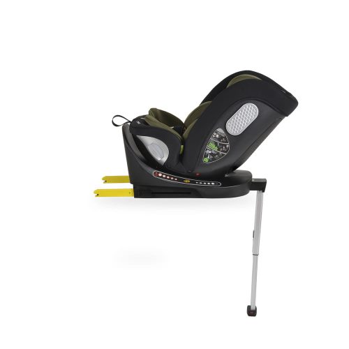 Moni Strike autós ülés támasztólábbal, sps, 360fokban forgatható 40-150cm sszöld