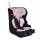 Moni Rock autós ülés 76-150cm, 2játékkal, pohártartó, belső öv, isofix nélkül pink