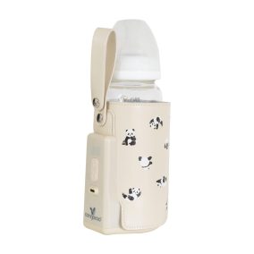   Moni Caliente cumisüveg melegen tartó, hordozható, usb-c töltővel nagy bézs