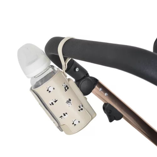 Moni CALIENTE cumisüveg melegen tartó, hordozható, USB-C töltővel NAGY BÉZS