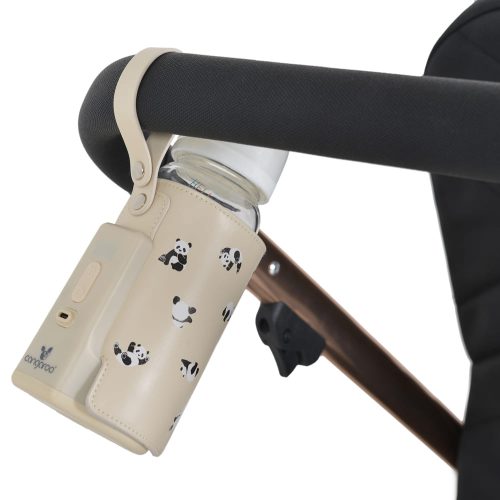 Moni Caliente cumisüveg melegen tartó, hordozható, usb-c töltővel nagy bézs