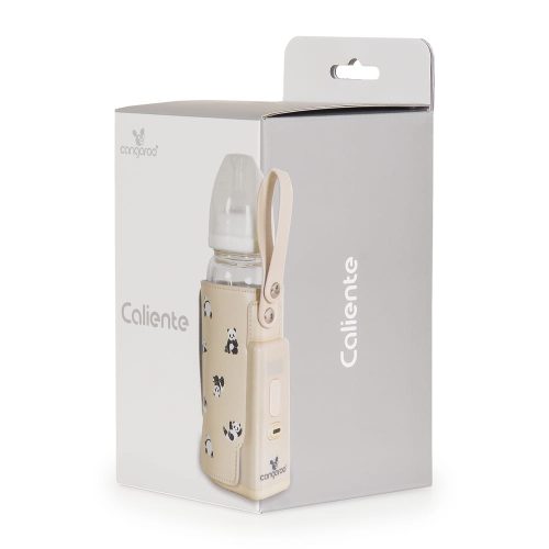 Moni Caliente cumisüveg melegen tartó, hordozható, usb-c töltővel nagy bézs