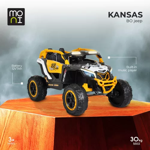 Moni Bo kansas elektromos utv autó 4motoros fehér