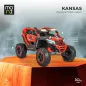 Moni BO KANSAS elektromos UTV autó 4motoros PIROS