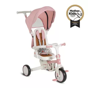   Moni COMPACTO ÚJ 3IN1 tricikli multifunkciós, futóbiciklivé alakítható PINK