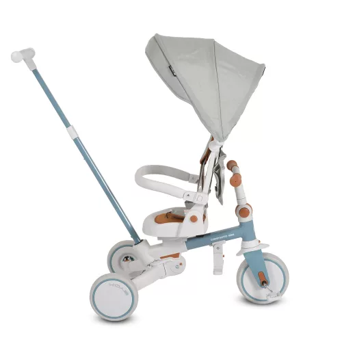 Moni Compacto új 3in1 tricikli multifunkciós, futóbiciklivé alakítható kék