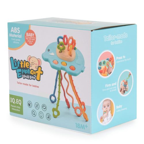 Moni Műanyagjáték szilikon játék érzékszervi elefánt bézs