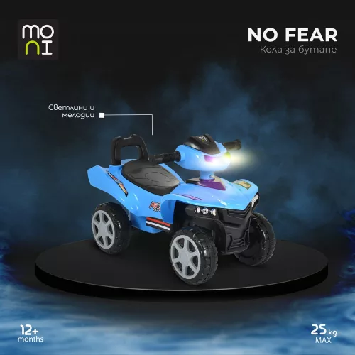 Moni No fear ráülős kis quad műanyag vkék