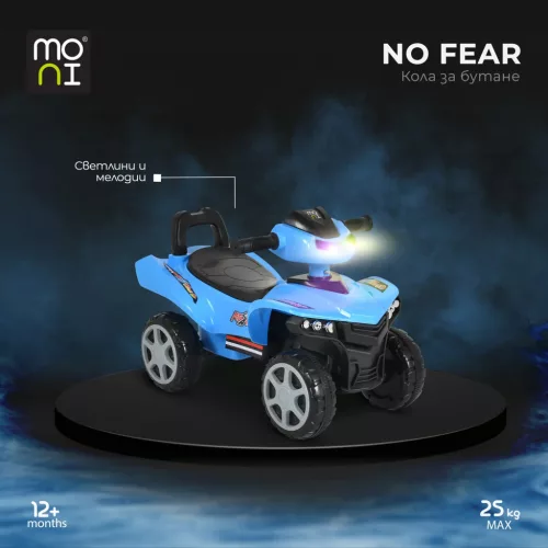 Moni NO FEAR ráülős kis quad műanyag VKÉK