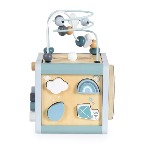 Moni Moni activity kocka xilofonnal, drót pályával vkék