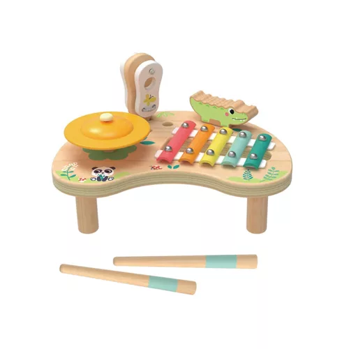 Moni Moni fajáték music center, xilofon, állatos