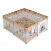 Moni GAMEZONE járóka összecsukható szőnyeggel, 60 labdával 120x120 BÉZS