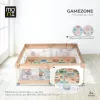Moni GAMEZONE járóka összecsukható szőnyeggel, 60 labdával 120x120 BÉZS