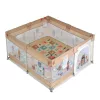 Moni GAMEZONE járóka összecsukható szőnyeggel, 60 labdával 120x120 BÉZS