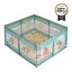 Moni GAMEZONE járóka összecsukható szőnyeggel, 60 labdával 120x120 MENTA