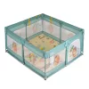 Moni GAMEZONE járóka összecsukható szőnyeggel, 60 labdával 120x120 MENTA