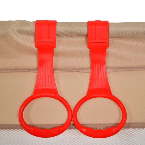 Moni Gamezone járóka összecsukható szőnyeggel, 60 labdával 150x200 bézs