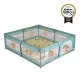 Moni GAMEZONE járóka összecsukható szőnyeggel, 60 labdával 150x200 MENTA