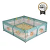 Moni GAMEZONE járóka  összecsukható szőnyeggel, 60 labdával 180x200 MENTA
