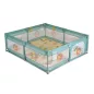   Moni GAMEZONE járóka  összecsukható szőnyeggel, 60 labdával 180x200 MENTA