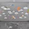 Moni JOYZI utazójáróka összecsukható 90*90cm SZÜRKE