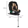 Moni Legend autós ülés 40-150cm támasztólábbal bézs