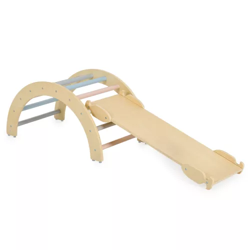 Moni Pikler fa mászóka 3in1 rámpával, létrával, híddal