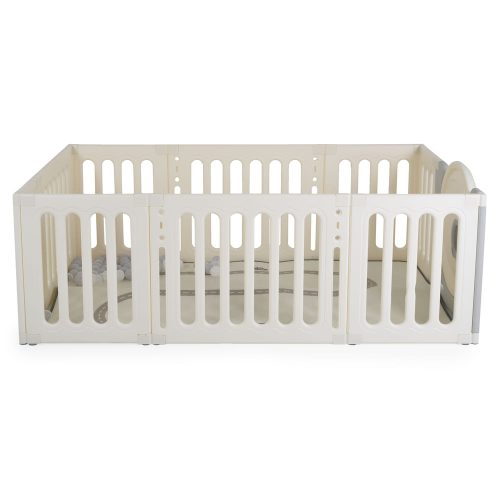 Moni Moni cubby land óriás kerítés, karám játszószőnyeggel és 50 db színes labdával