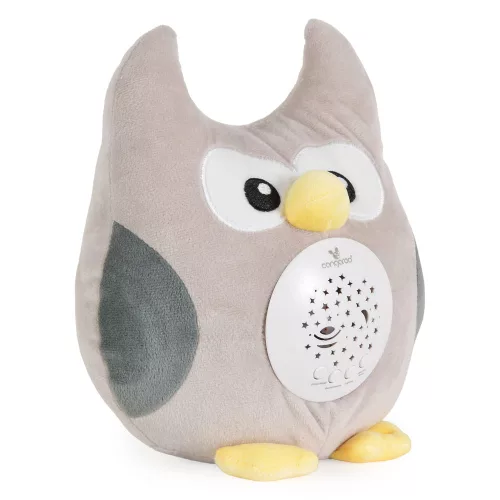 Moni Lamp plüss projector lámpa fehér zajjal bagoly