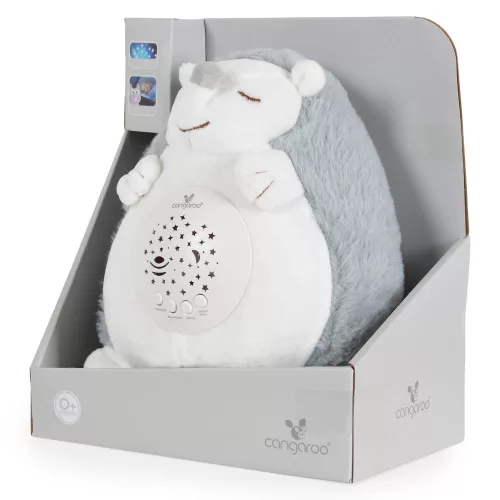 Moni Lamp plüss projector lámpa fehér zajjal süni