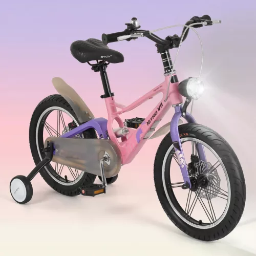 Moni BYOX NitroV9 gyerek kerékpár 16os méret könnyített magnézium vázas PINK