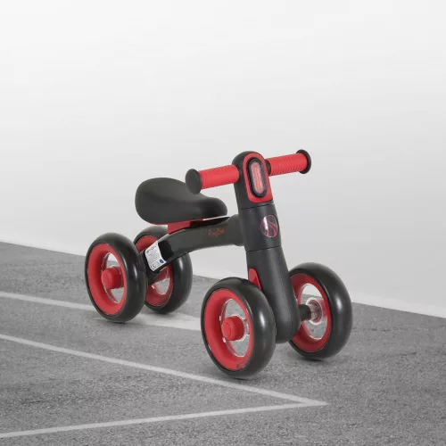 Moni ROLLYBO mini futóbicikli 4 kerekű FEKETE