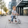 Moni ROLLYBO mini futóbicikli 4 kerekű SZÜRKE/BARNA üléssel