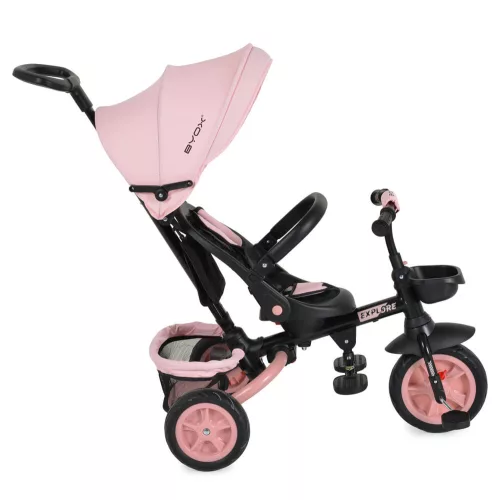 Moni Explore tricikli összecsukható kormányos pink