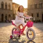 Moni Byox flower candy gyerek kerékpár 14es lány pink