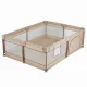 Moni GameZone Basic járóka 150x200 lecippzározható oldal, sarokvédő egyszínű BÉZS