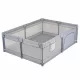 Moni GameZone Basic járóka 150x200 lecippzározható oldal, sarokvédő egyszínű SZÜRKE