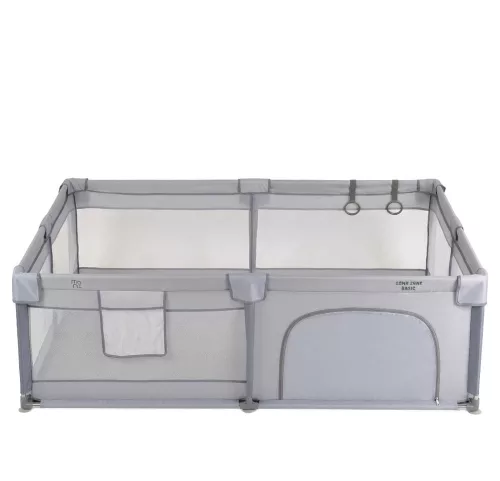 Moni GameZone Basic járóka 150x200 lecippzározható oldal, sarokvédő egyszínű SZÜRKE
