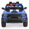 Moni BO RAM MAMMOTH elektromos rendőrautó hangos bemondóval 107cm 2 motoros KÉK