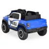Moni BO RAM MAMMOTH elektromos rendőrautó hangos bemondóval 107cm 2 motoros KÉK