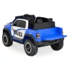 Moni BO RAM MAMMOTH elektromos rendőrautó hangos bemondóval 107cm 2 motoros KÉK