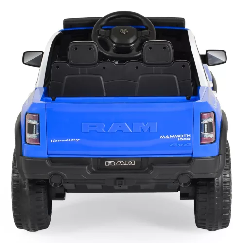 Moni BO RAM MAMMOTH elektromos rendőrautó hangos bemondóval 107cm 2 motoros KÉK