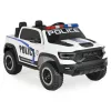 Moni BO RAM MAMMOTH elektromos rendőrautó hangos bemondóval 107cm 2 motoros FEHÉR