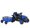 Moni BO TERRON traktor 4 kerekű trélerrel 12V két motoros KÉK