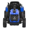Moni BO TERRON traktor 4 kerekű trélerrel 12V két motoros KÉK