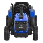   Moni BO TERRON traktor 4 kerekű trélerrel 12V két motoros KÉK