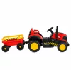 Moni BO TERRON traktor 4 kerekű trélerrel 12V két motoros PIROS