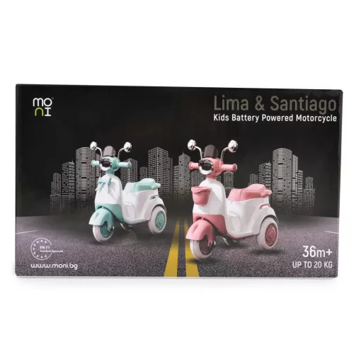 Moni BO Lima kismotor 6V PINK